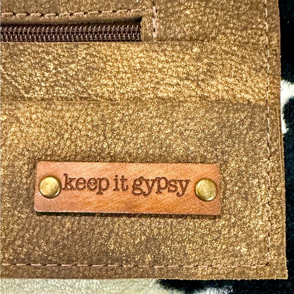 NWT Keep It Gypsy Gray Cowhide & Desert Aztec Leather Walket - Picture 10 of 14